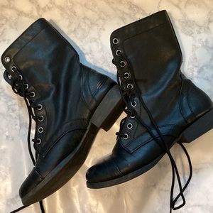 Black Combat Boots